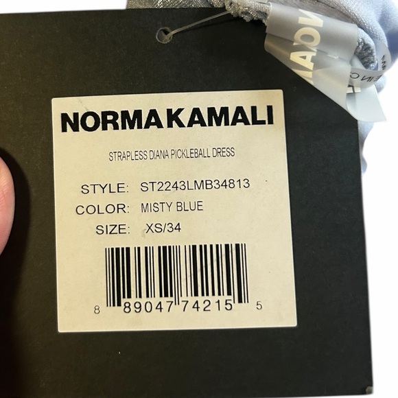 NORMA KAMALI Strapless Diana Pickleball Dress - Picture 6 of 9